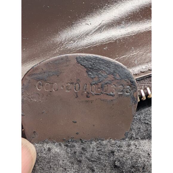 Authentic Vintage Gucci Tom Ford Era Bamboo Patent Leather Vanity Bag - Style 00 - Picture 4 of 11